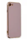 Mey İthalat®   iPhone 7 Kılıf Volet Silikon - Mor