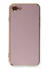 Mey İthalat®   iPhone 7 Kılıf Volet Silikon - Mor