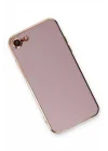 Mey İthalat®   iPhone 7 Kılıf Volet Silikon - Mor
