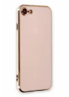 Mey İthalat®   iPhone 7 Kılıf Volet Silikon - Pembe