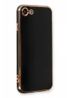 Mey İthalat®   iPhone 7 Kılıf Volet Silikon - Siyah