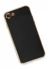 Mey İthalat®   iPhone 7 Kılıf Volet Silikon - Siyah