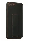 Mey İthalat®  iPhone 7 Plus Kılıf Coco Deri Standlı Kapak - Siyah