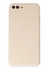 Mey İthalat®  iPhone 7 Plus Kılıf First Silikon - Krem
