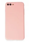 Mey İthalat®  iPhone 7 Plus Kılıf First Silikon - Pudra