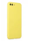 Mey İthalat®  iPhone 7 Plus Kılıf First Silikon - Sarı