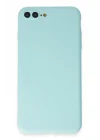 Mey İthalat®  iPhone 7 Plus Kılıf First Silikon - Turkuaz
