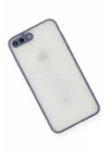 Mey İthalat®   iPhone 7 Plus Kılıf Montreal Silikon Kapak - Gri