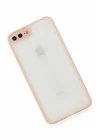 Mey İthalat®   iPhone 7 Plus Kılıf Montreal Silikon Kapak - Pembe