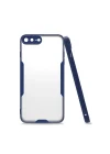 Mey İthalat®   iPhone 7 Plus Kılıf Platin Silikon - Lacivert