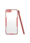 Mey İthalat®   iPhone 7 Plus Kılıf Platin Silikon - Pembe