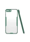 Mey İthalat®   iPhone 7 Plus Kılıf Platin Silikon - Yeşil