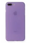Mey İthalat®  iPhone 7 Plus Kılıf PP Ultra İnce Kapak - Mor