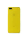 Mey İthalat®  iPhone 7 Plus Kılıf PP Ultra İnce Kapak - Sarı