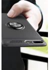 Mey İthalat®   iPhone 7 Plus Kılıf Range Yüzüklü Silikon - Kırmızı