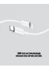 Mey İthalat® iPhone iPad Airpods Uyumlu 30W Type-C to Lightning Kablo