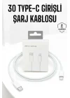 Mey İthalat® Iphone Uyumlu İOS Uyumlu Lightning Hızlı Şarj Tye C Lightning Şarj Kablosu