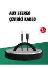 Mey İthalat® iPhone Uyumlu Lightning – 3.5mm Aux Adaptör Kablo Stereo Ses Aktarım