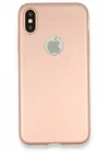 Mey İthalat®  iPhone X Kılıf First Silikon - Rose Gold