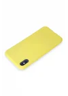 Mey İthalat®   iPhone X Kılıf First Silikon - Sarı