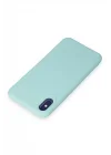 Mey İthalat®   iPhone X Kılıf First Silikon - Turkuaz