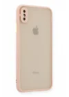 Mey İthalat®   iPhone X Kılıf Montreal Silikon Kapak - Pembe