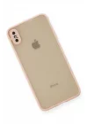 Mey İthalat®   iPhone X Kılıf Montreal Silikon Kapak - Pembe