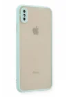 Mey İthalat®   iPhone X Kılıf Montreal Silikon Kapak - Turkuaz