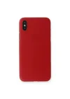 Mey İthalat®  iPhone X Kılıf PP Ultra İnce Kapak - Kırmızı
