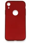 Mey İthalat®  iPhone XR Kılıf First Silikon - Bordo