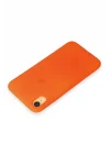 Mey İthalat®   iPhone XR Kılıf First Silikon - Parlak Turuncu