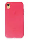 Mey İthalat®   iPhone XR Kılıf First Silikon - Pembe