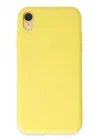 Mey İthalat®   iPhone XR Kılıf First Silikon - Sarı