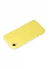 Mey İthalat®   iPhone XR Kılıf First Silikon - Sarı