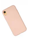 Mey İthalat®   iPhone XR Kılıf Nano içi Kadife Silikon - Pudra