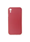 Mey İthalat®  iPhone XR Kılıf PP Ultra İnce Kapak - Kırmızı