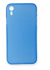 Mey İthalat®  iPhone XR Kılıf PP Ultra İnce Kapak - Mavi