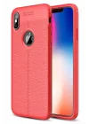 Mey İthalat®   iPhone XS Max Kılıf Auto Focus Kapak - Kırmızı