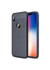 Mey İthalat®   iPhone XS Max Kılıf Auto Focus Kapak - Lacivert