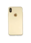Mey İthalat®  iPhone XS Max Kılıf First Silikon - Gold