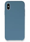 Mey İthalat®   iPhone XS Max Kılıf Lansman Legant Silikon - Açık Mavi