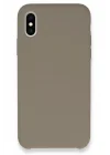 Mey İthalat®   iPhone XS Max Kılıf Lansman Legant Silikon - Bej