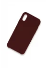 Mey İthalat®   iPhone XS Max Kılıf Lansman Legant Silikon - Bordo