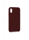 Mey İthalat®   iPhone XS Max Kılıf Lansman Legant Silikon - Bordo
