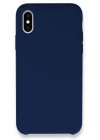 Mey İthalat®   iPhone XS Max Kılıf Lansman Legant Silikon - Lacivert