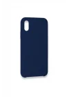 Mey İthalat®   iPhone XS Max Kılıf Lansman Legant Silikon - Lacivert