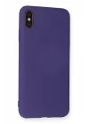 Mey İthalat®   iPhone XS Max Kılıf Nano içi Kadife Silikon - Mor