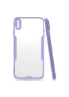 Mey İthalat®   iPhone XS Max Kılıf Platin Silikon - Lila
