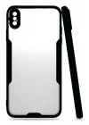 Mey İthalat®   iPhone XS Max Kılıf Platin Silikon - Siyah