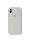 Mey İthalat®  iPhone XS Max Kılıf PP Ultra İnce Kapak - Beyaz